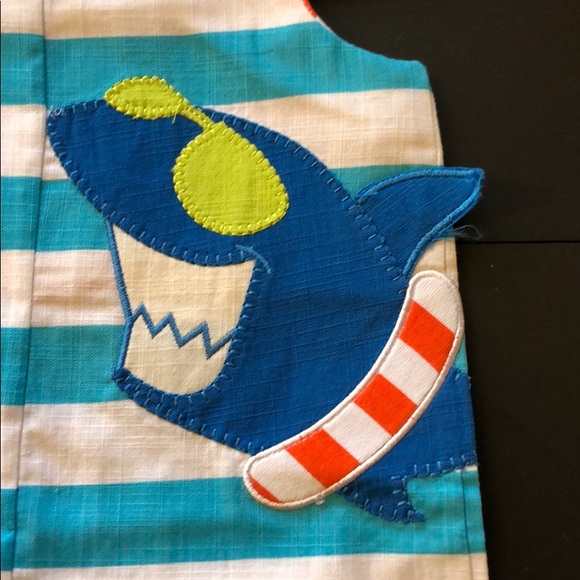 Mud Pie Baby-Boys Shark Shortall. NWT - Picture 2 of 11